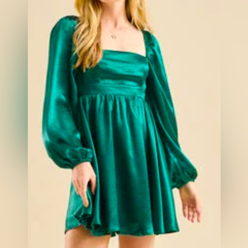 Altar’d State Aaliyah satin minidress, size XL